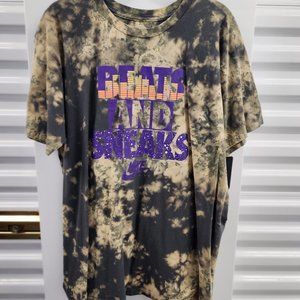 Custom Nike Bleach Dye T-Shirt